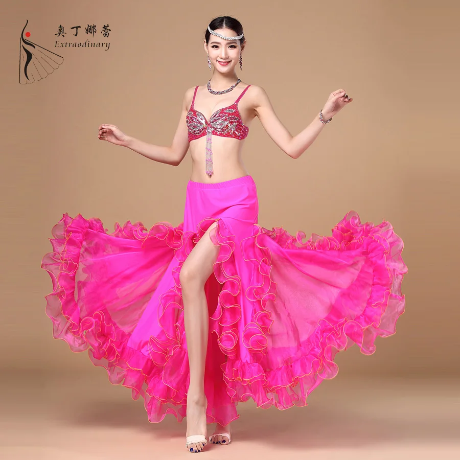 Профессиональный танец живота юбка 5 цвет один размер костюм танец живота веела для восточных танцев пои юбки для танцев живота длинная юбка