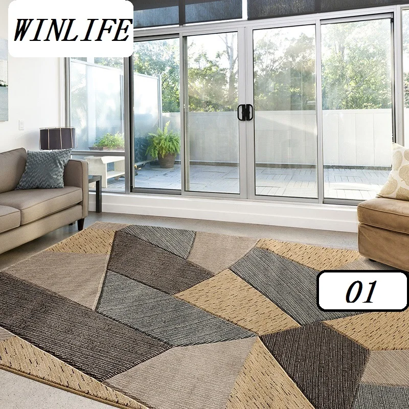 WINLIFE европейские геометрические стильные ковры для гостиной/кабинета/спальни