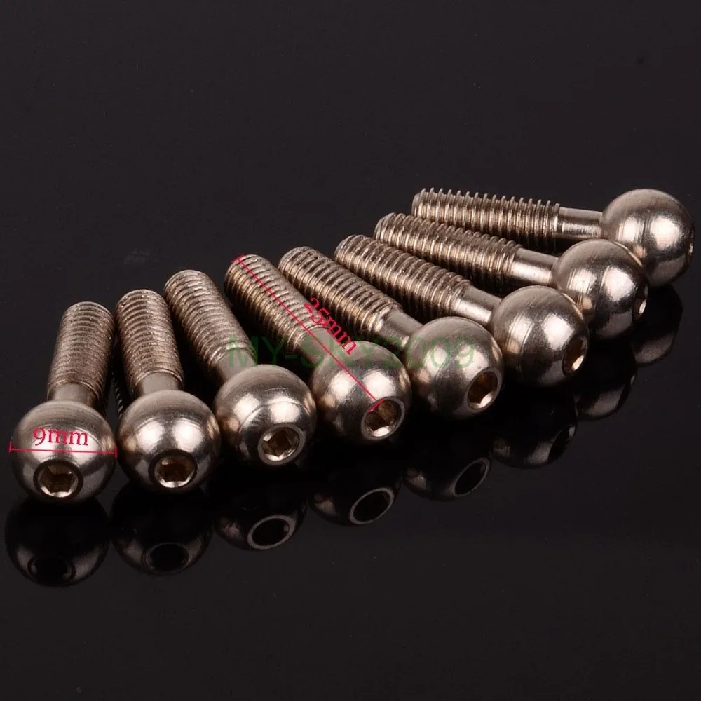 

8Pcs/set HSP 02152 M5 Ball-Head Screw For 1/10 RC Model Remote Control Car Spare Parts HSP 94122 94166 94188