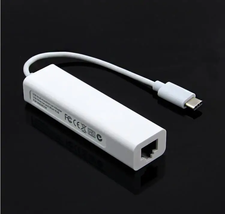 20 штук USB 3,1 Тип C RJ45 Ethernet сетевой адаптер с 3 портами(стандарт концентратор для Macbook Google Chromebook MP4