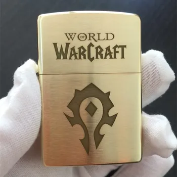 

lighters pure copper deep carved symbol of warcraft gadgets for men mens gifts