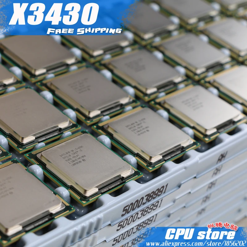 Процессор Intel Xeon X3430,/2,4 ГГц/LGA1156/8 Мб/четырехъядерный/, I5 650 i5 750 i5-760