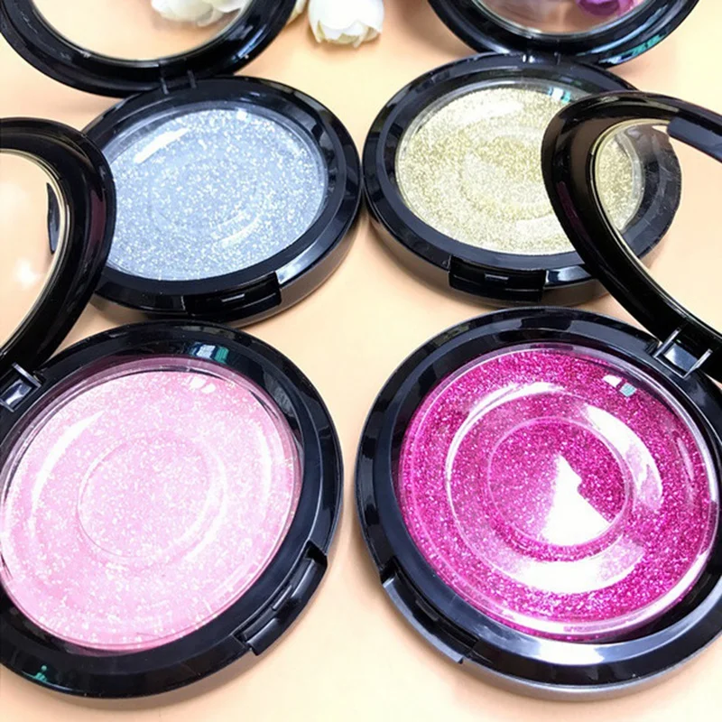 

Empty Case Storage Mirror Box Eye Lashes Non Magnet Eyelash Box Cosmetic Accessories For Women