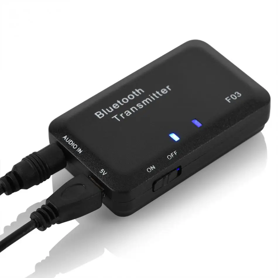 3,5 мм Bluetooth 4,0 передатчик Беспроводной стерео адаптер A2DP HSP HFP для ТВ/PC/MP3/MP4