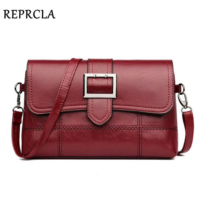 REPRCLA Brand Designer Women Shoulder Bag Fashion Handbag and Purse PU Leather Crossbody Bags for Women 2019 New Black&Red REPRCLA Brand Designer Women Shoulder Bag Fashion Handbag and Purse PU Leather Crossbody Bags for Women 2019 New Black&Red