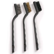 6 шт нейлоновая проволочная Щетина зубная щетка для чистки ржавчины Набор для полировки ювелирных изделий
