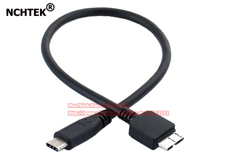 NCHTEK Type-C штекер Micro USB 3 0 OTG кабель для передачи данных около 30 см/Бесплатная