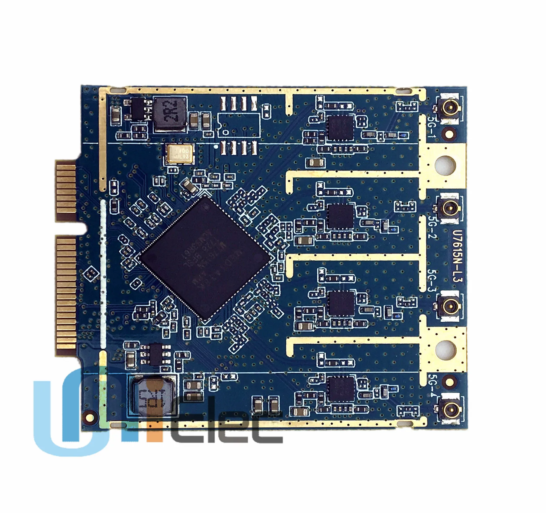 MTK MT7615N 4x4 802.11ac Wave2 1733 Мбит/с MiniPCIE NIC печатная плата pcba odm OEM MT7615 WiFi пользовательская плата