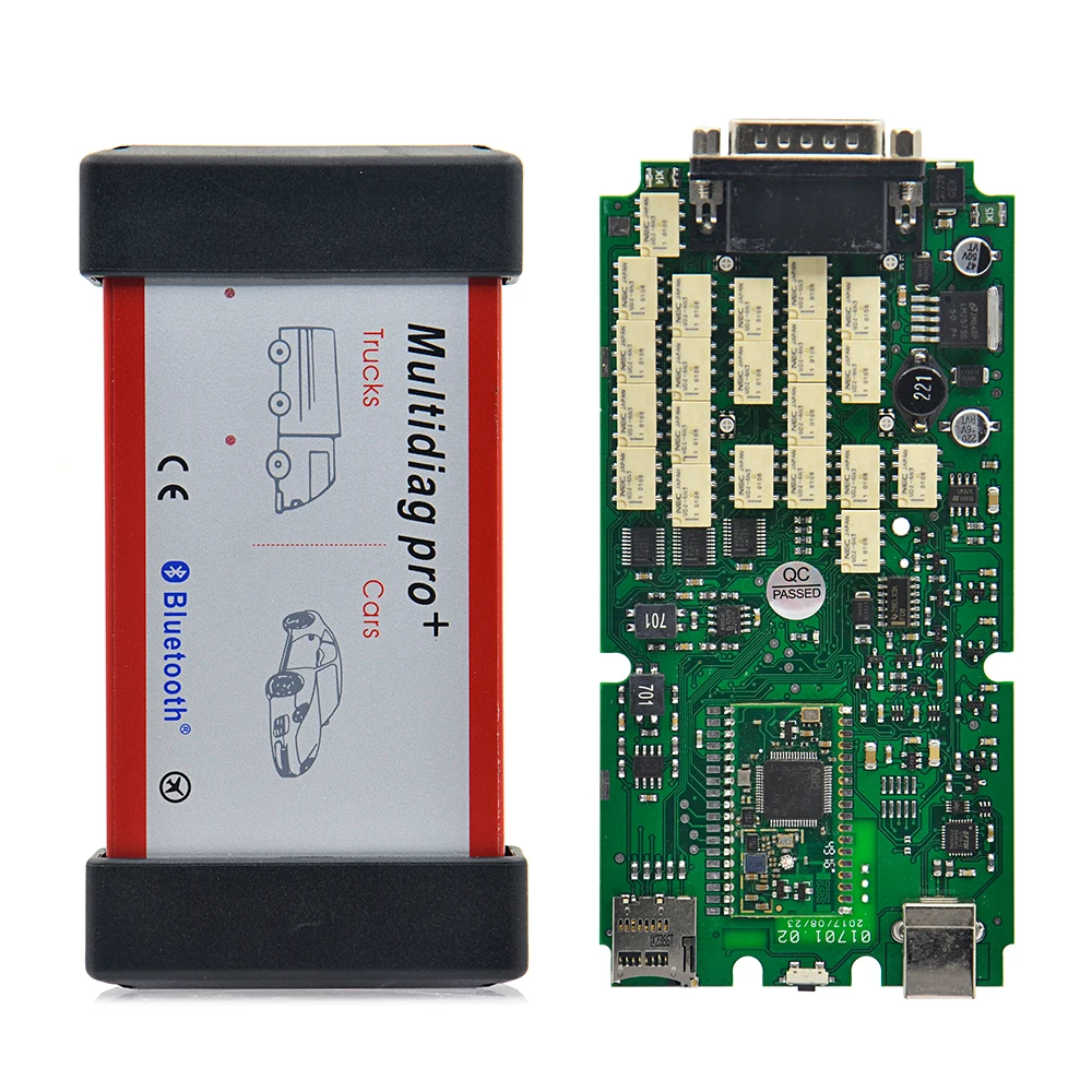 Диагностический сканер Multidiag pro OBD2 для автомобилей и грузовиков диагностический