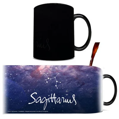1 шт. 12 Созвездие изменение цвета кружки Звездное Космическое Пространство Вселенная керамика чай кофе чашки новинка подарок на день рождения - Цвет: F
