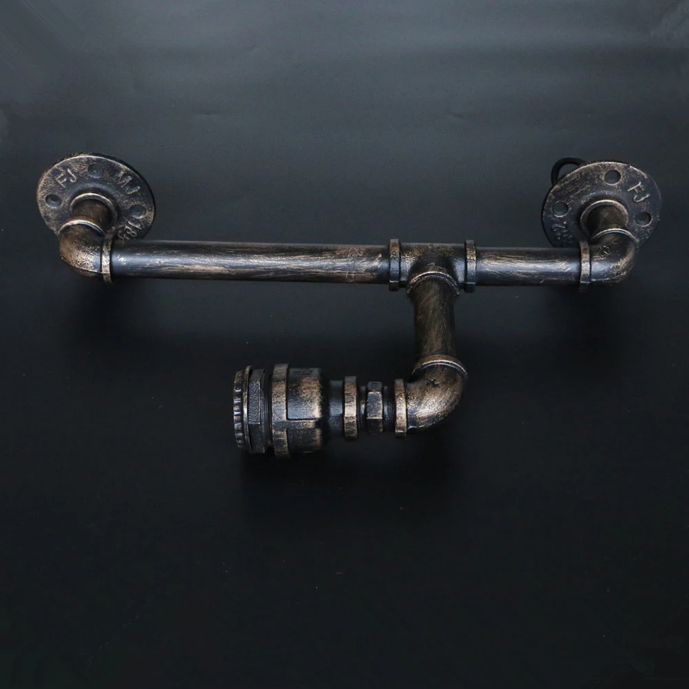 Metal Wall Sconce Retro Water Pipe E26/E27 Bulb Base Industrial Bar Coffer Shop Home Indoor Vintage Deco Antique Lamp Luminaria