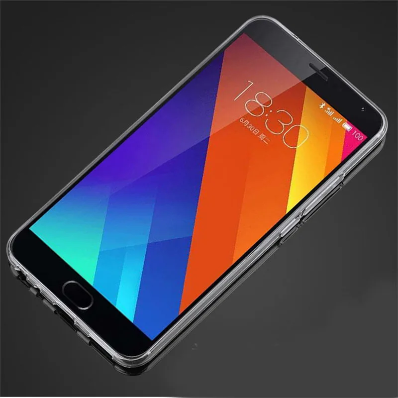 

For Meizu 16th Note 6 16X V8 Case Soft Silicon Anti-fall Phone Case For Meizu Blue S6 V10 Transparent Soft TPU Protective Case