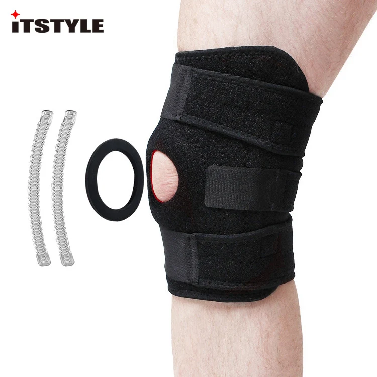 

ITSTYLE 4 Spring Steel Knee Pad Support Strengthen Breathable Kneecap Slip Knee Protector