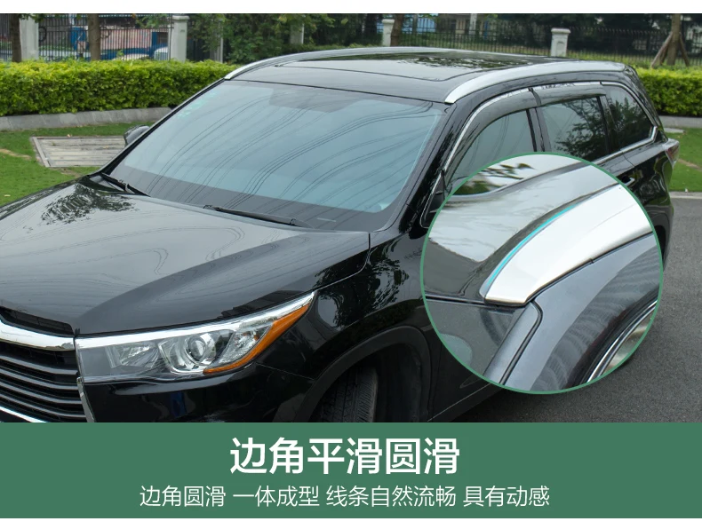 Авто багажник на крышу багажник для Toyota Highlander. Высокое качество абсолютно новое ABS винтовое соединение аксессуары для автомобиля