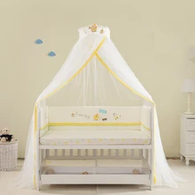 Регулируемая детская кроватка москитная сетка с кронштейном принцесса дворца стиль палатки сетки для детской кровати decoracion habitacion B