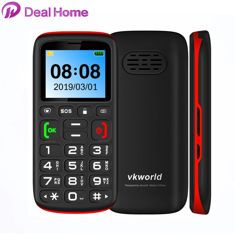 

vkworld Z3 Mobile phone 1.77" Russian&English button keyboard Wireless Radio FM Key Family Number SOS Flashlight Key lock PhOne
