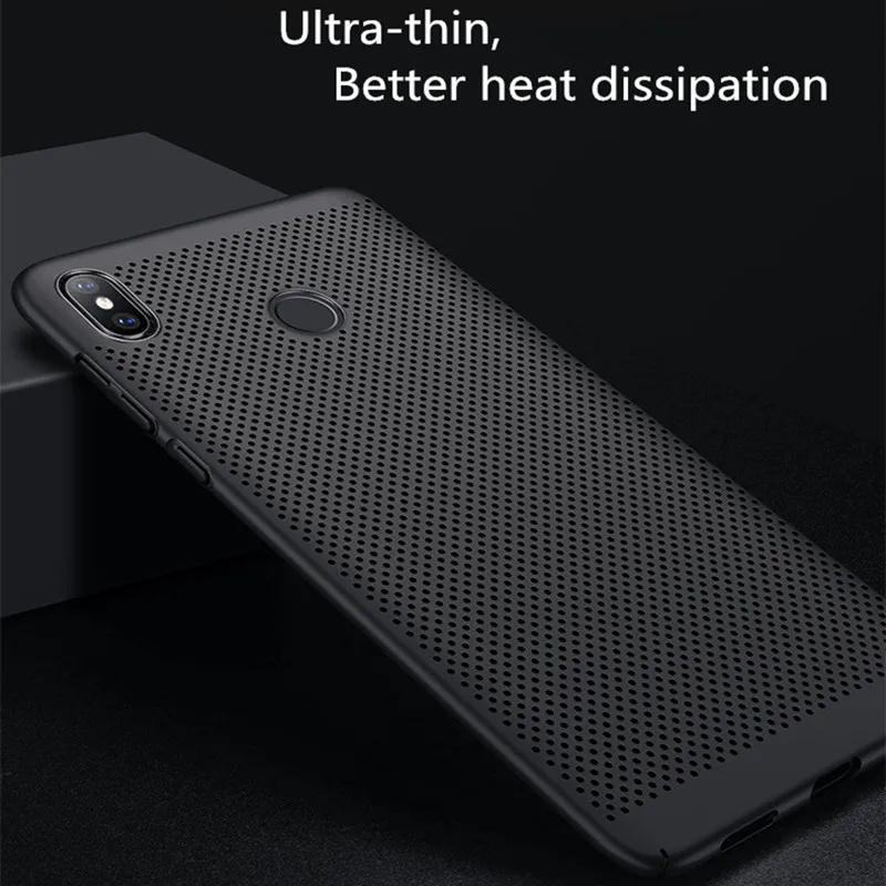 

Hollow PC Hard Case For Xiaomi 9 6x 6 6A Pocophone F1 8 Lite Redmi Note 7 6 Pro A2 Lite A1 5A Heat Dissipation Cover