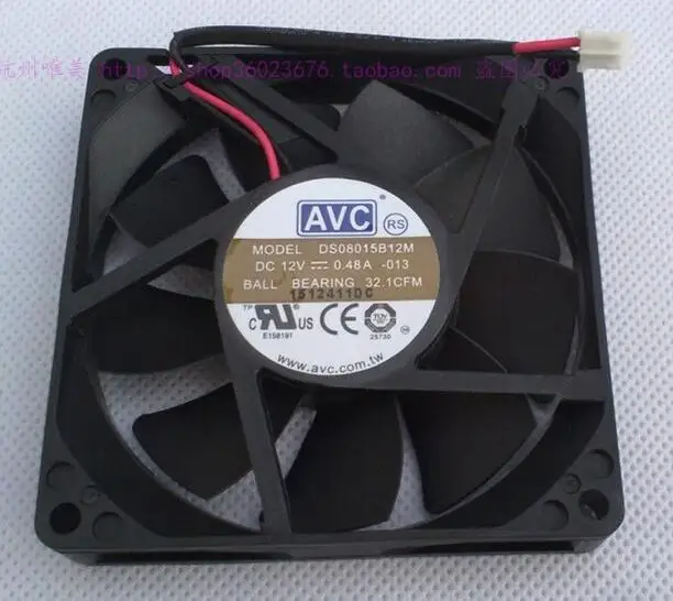 Для AVC 8015 8 см DS08015B12M DC12V 0.48A 2 он-лайн в форме ручки с двумя шарами воздушный
