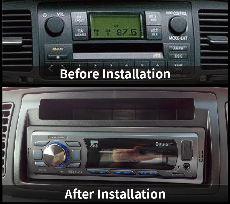 Din аудио фасции для Toyota Corolla w/карманное головное устройство Радио CD gps DVD стерео панель приборная панель Установка отделка комплект рамки