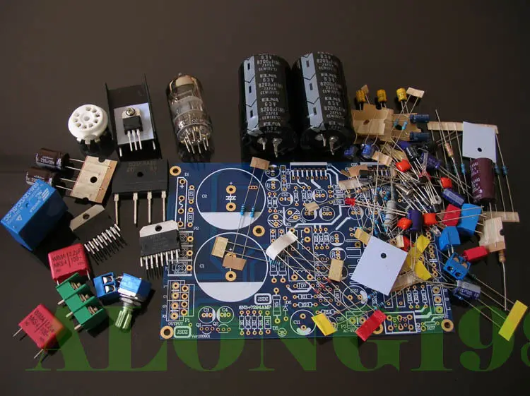 NEW Tube 6N3 Preamp TDA7294 Power Amplifier Kit DIY 80W+80W |