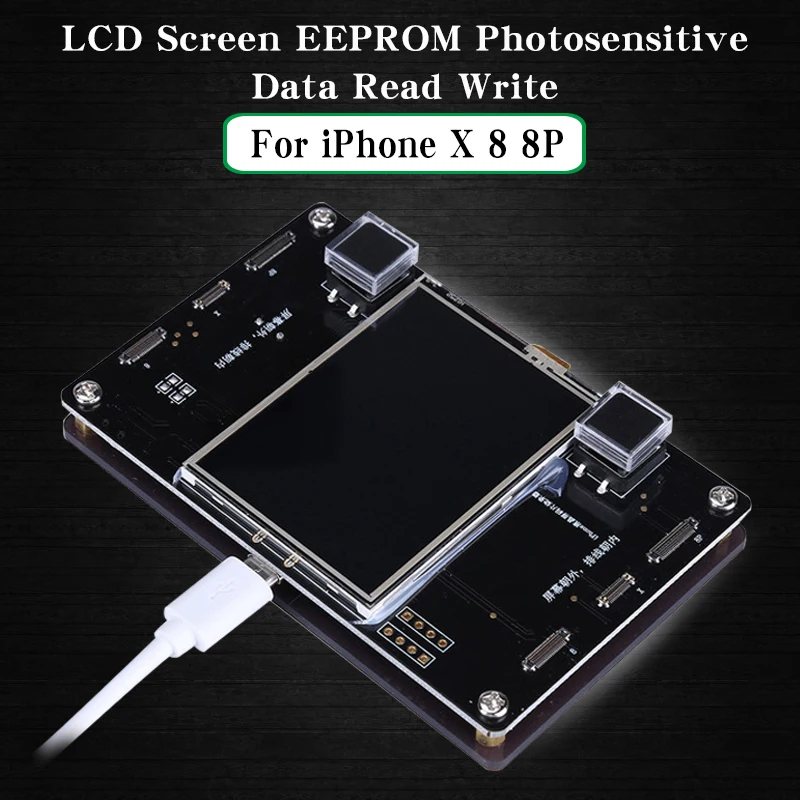 

LCD Screen EEPROM Photosensitive Data Read Write for iPhone X 8 8P LCD Screen Code Files Programming Device Phone Tools Outils
