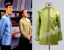 Star Trek First Officer Jame Kirk Satin Jacket Costume Green