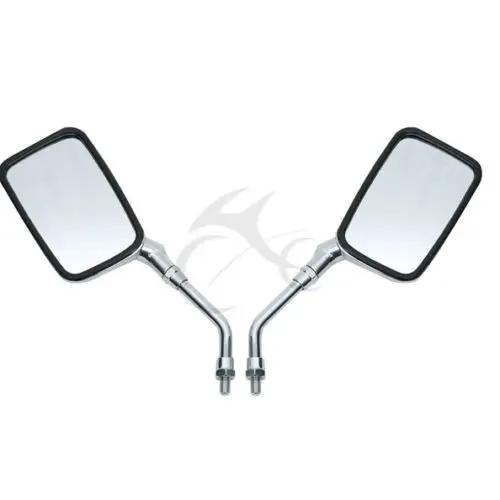 Rectangle Motorcycle Mirrors For Honda VF Magna Stateline 500 VT700 VT750 VT1100 Cruiser Chopper Custom ATV