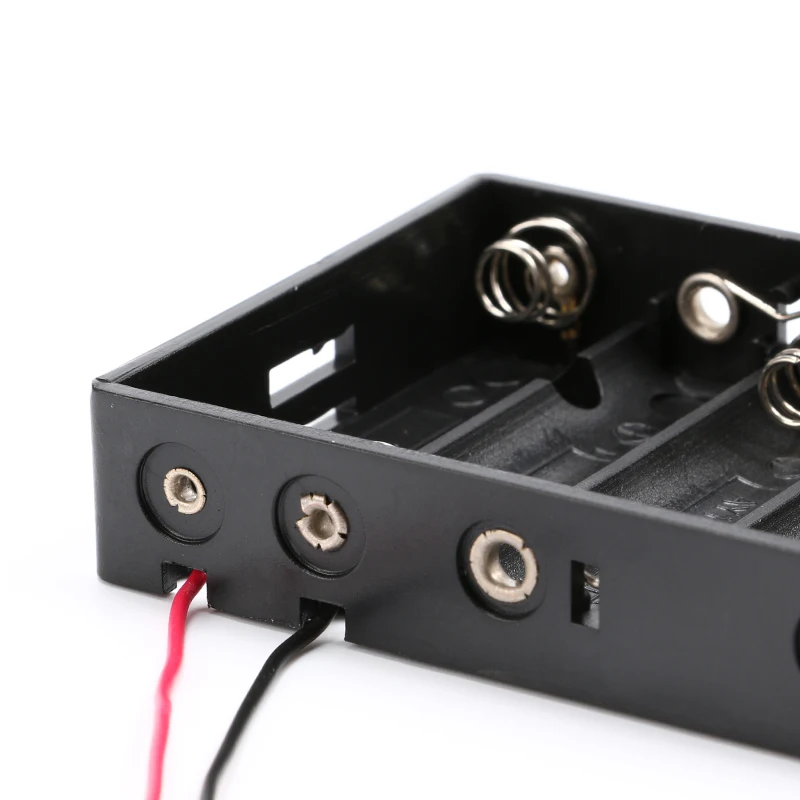 AA Size Power Battery Storage Case Box Holder Leads With 10 Slots Container Bag DIY Standard Batteries Char