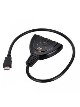 

4K*2K 3D Mini 3-Port HDMI Switch 1.4b 4K Switcher HDMI Splitter 3 in 1 out