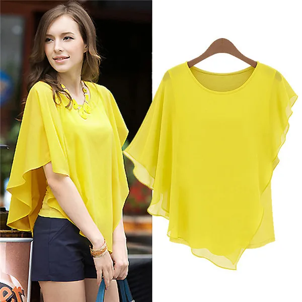 latest chiffon tops