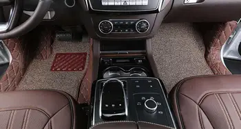 

Brown Car Floor Mats Custom Fit For Mercedes Benz gle320 Car Styling Auto Floor Mat Car Accessory Carpet Cover