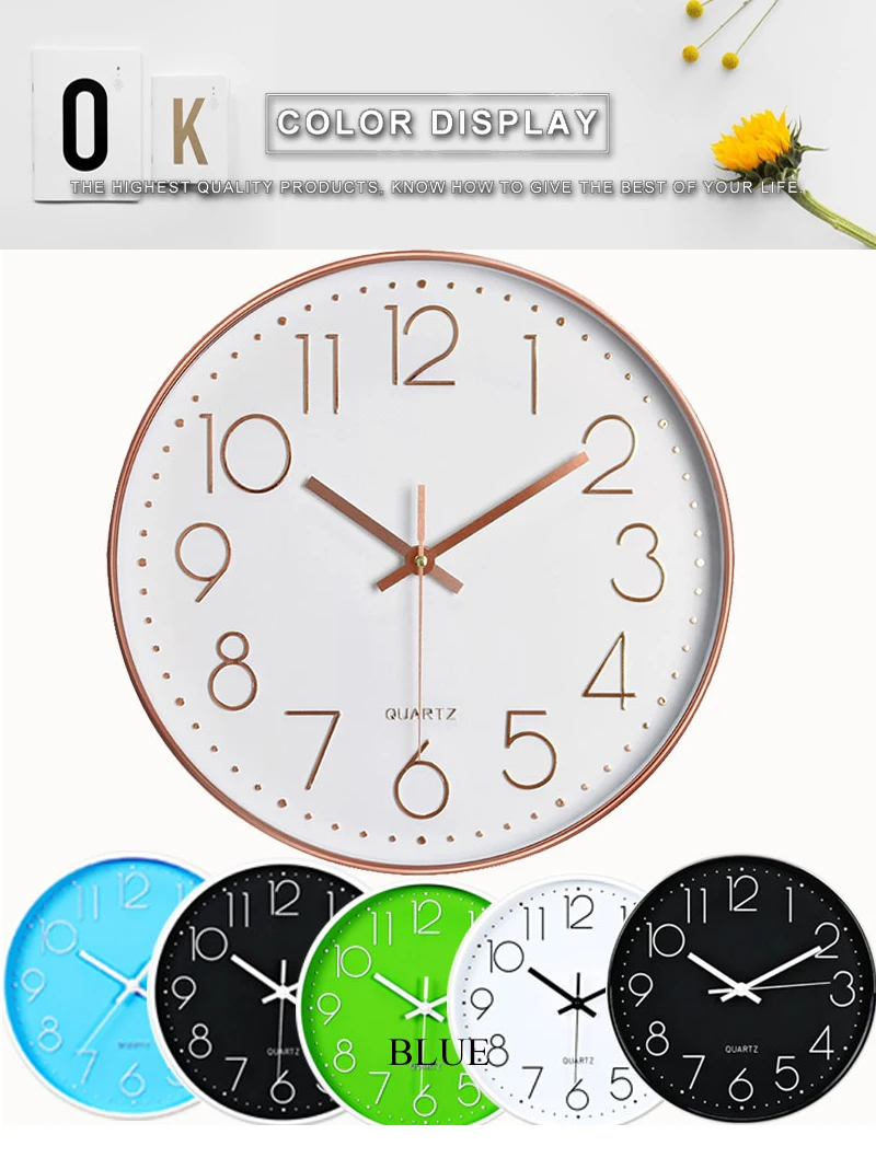 large digital wall clock large wall clock for living room (5)