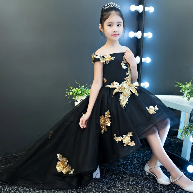 black gown for birthday party