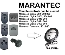 10 шт. пульт marantec Digital D302 D304 D313 D321 D323 универсальный пульт дистанционного управления Управление Дубликатор duplo и 868,35 МГц