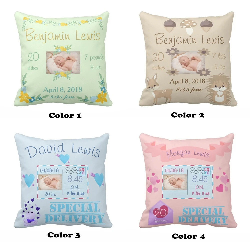 personalized baby pillow cases