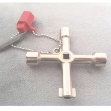 5 шт. Универсальный крестовой ключ треугольник ключ для поезда Электрический шкафчик лифта клапан