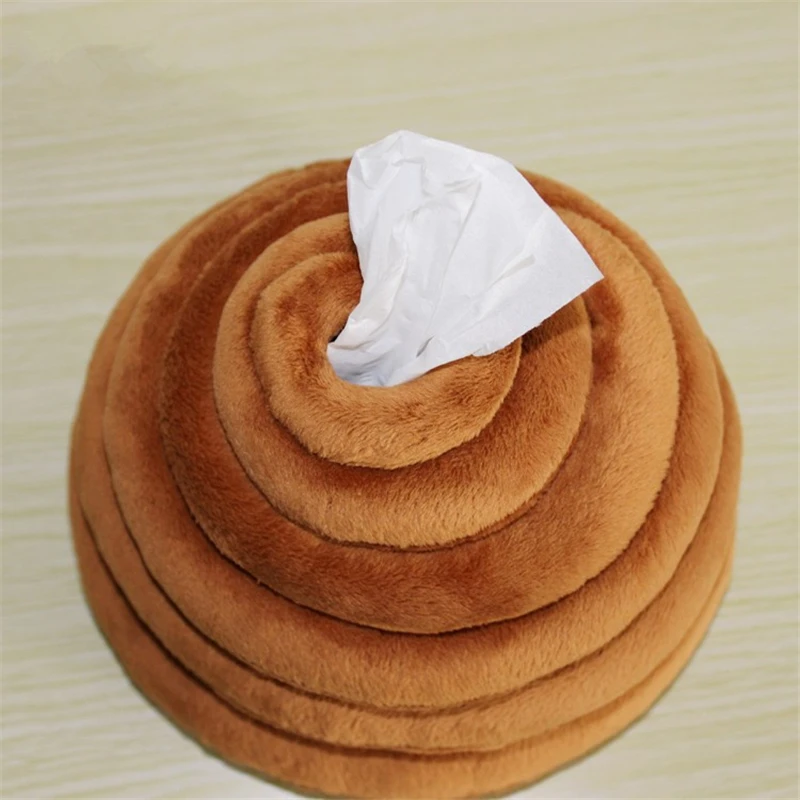 Коричневая рулонная бумажная коробка текстильная Kawaii Коробки для бумажных салфеток коробка салфеток, набор табурет полотенцесушитель