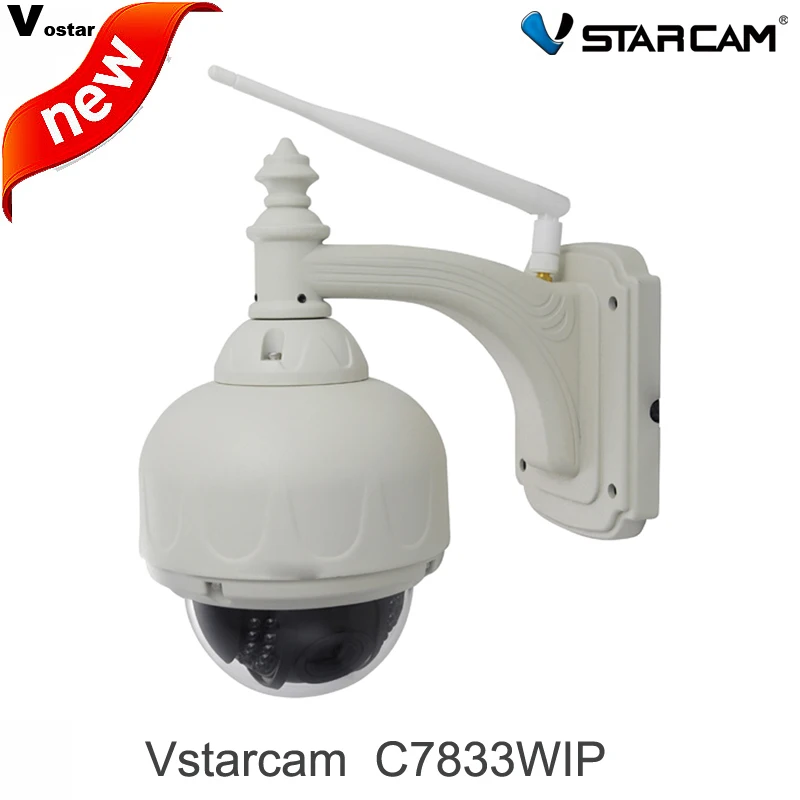Vstarcam C7833WIP P2P Plug Play Outdoor PT Wireless WiFi 1MP HD 720P IP Camera Security Pan