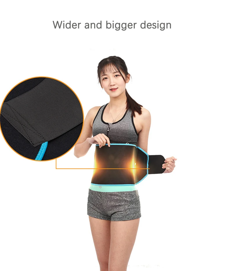 Fitness Waist Belt Unisex Exercise Sport Neoprene Waistband Body Building Slim Belts For Women Men Gym Training Equipment (5)