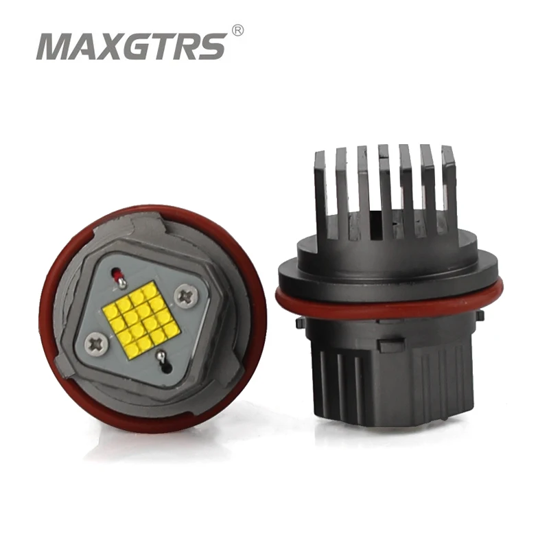 

1 Set CANBUS Error Free 2*80W 160W LED Marker Angel Eyes CREE LED Chips 9-32V All-In-One White for E39 E53 E60 E61 E63 E65 E87