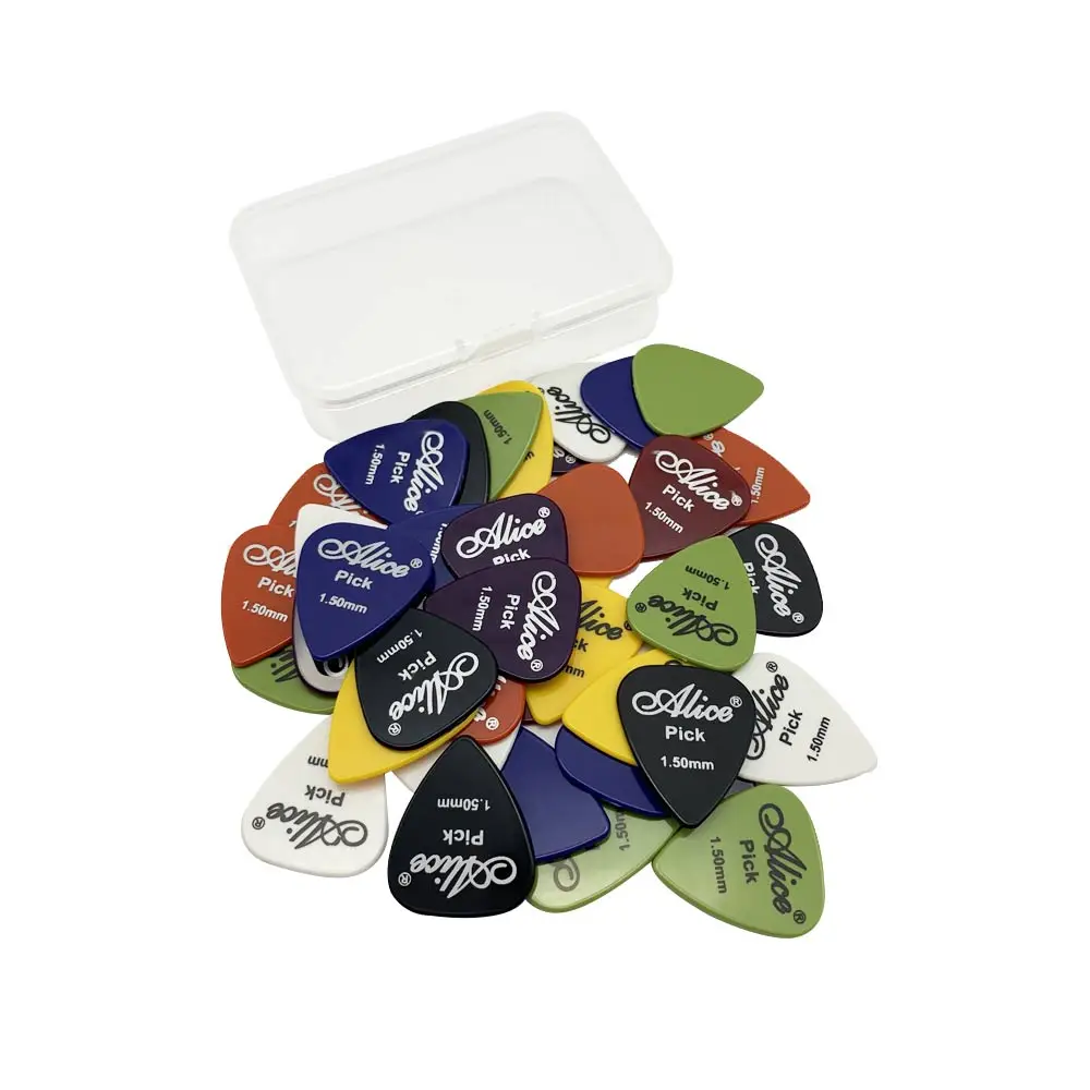 Гитарный медиатор Alice Plectrum 40 кирок и 1 коробка для хранения Palheta Guitarra толщина 0 58 71 81