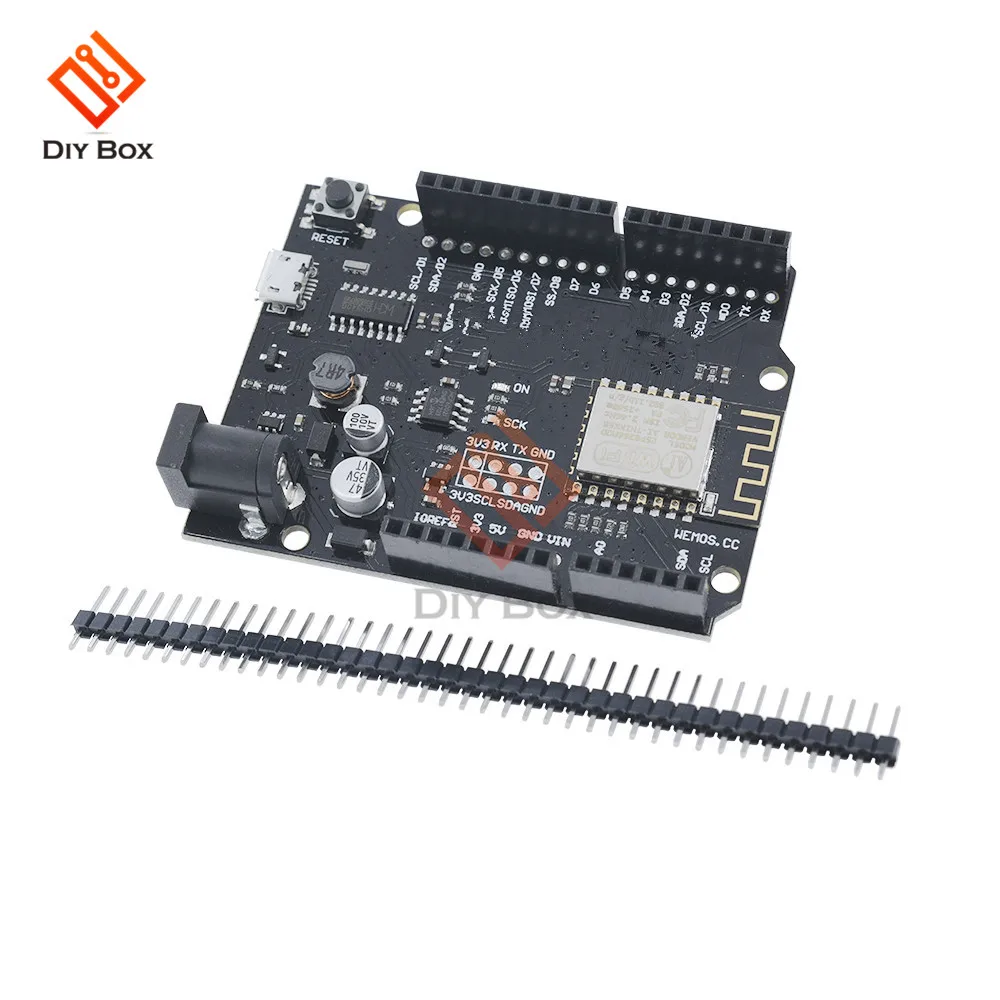 

For WEMOS D1 Mini Pro 16M Bytes External Antenna Connector NodeMCU ESP8266 ESP-8266EX CP2104 WIFI Development Board Micro USB
