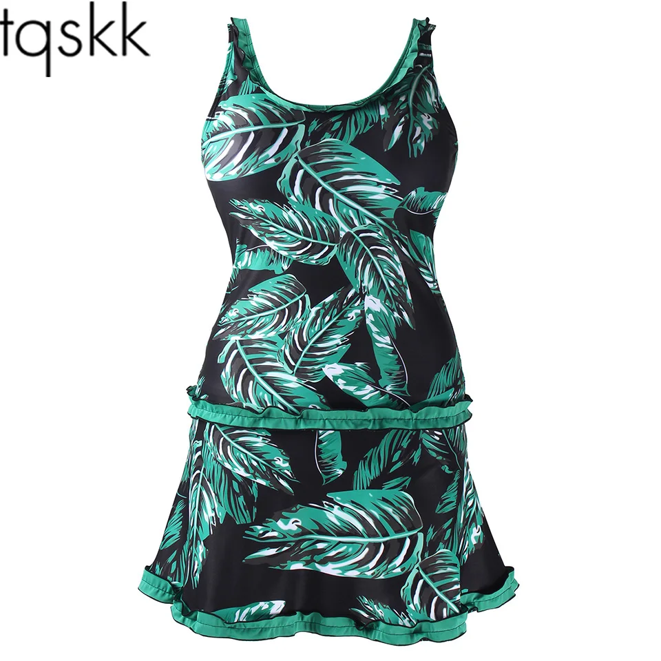 

TQSKK 2019 New Arrival Plus Size Tankini For Women Swimwear Sexy Push Up Bikini Bathing Suit Beach Wear Swimsuit Bodysuit 2XL