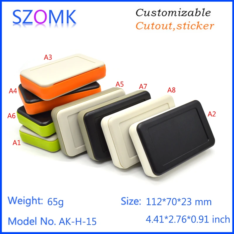 szomk small plastic case for electronic equipment plastic housing for enclosure pcb design junction box tv box abs material plastic casing (34)