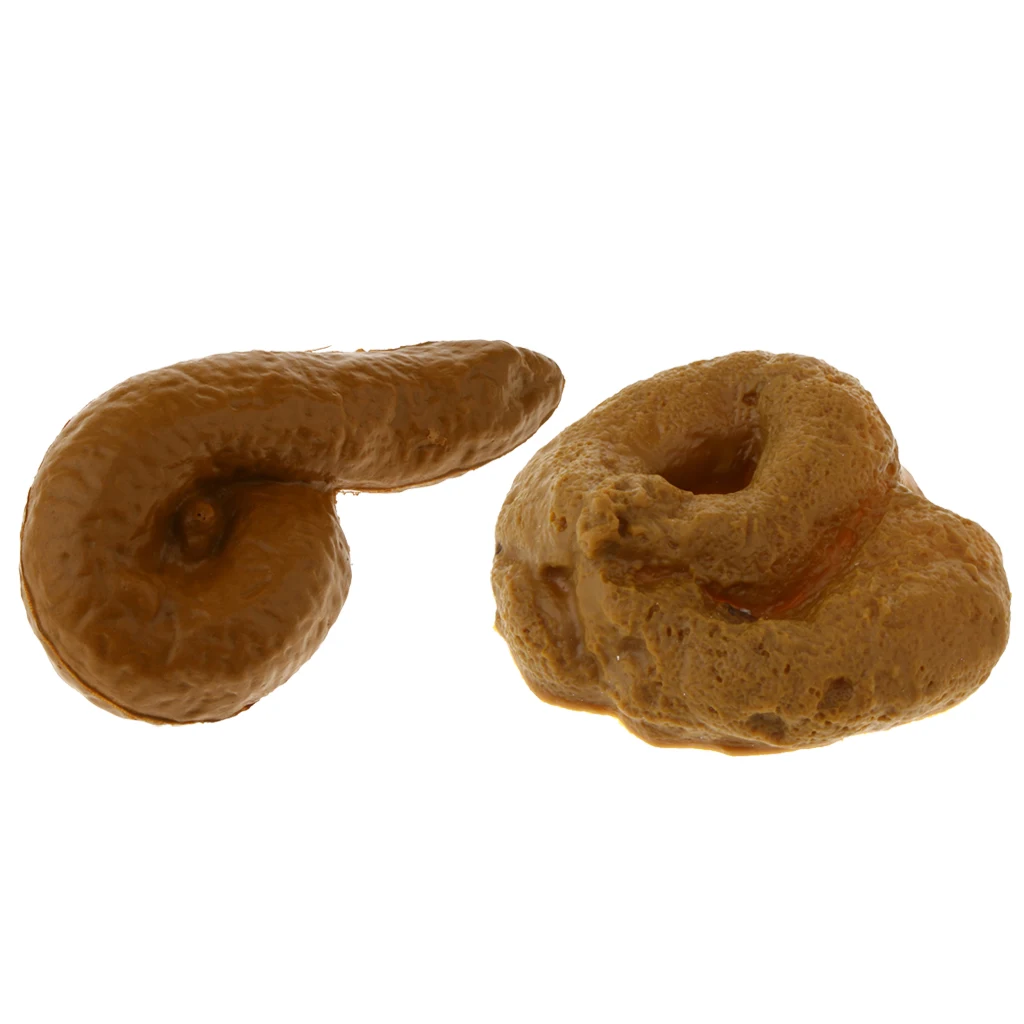Gag-Funny Joke Tricky Toys Mischief Turd Gag Toy Realistic Shits Poop Fake Turd Classic Shit Funny Toys for Children Adult