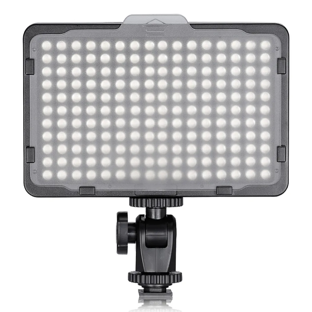 Neewer photo studio 176 led ultra brilhante pode ser escurecido na luz de vídeo da câmera com montagem da linha de 1/4 polegadas para canon/nikon/pentax/etc