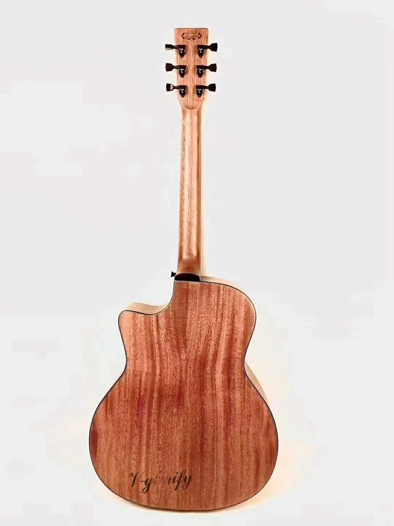41 дюймов полный красного дерева высокое качество акустической гитары с эквалайзером