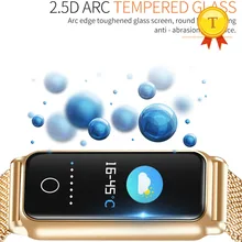 0,96 дюймов TFT ips Водонепроницаемый IP67 смарт-браслет Поддержка сердечного ритма приборы для измерения артериального давления умный Браслет-шагомер Фитнес трекер