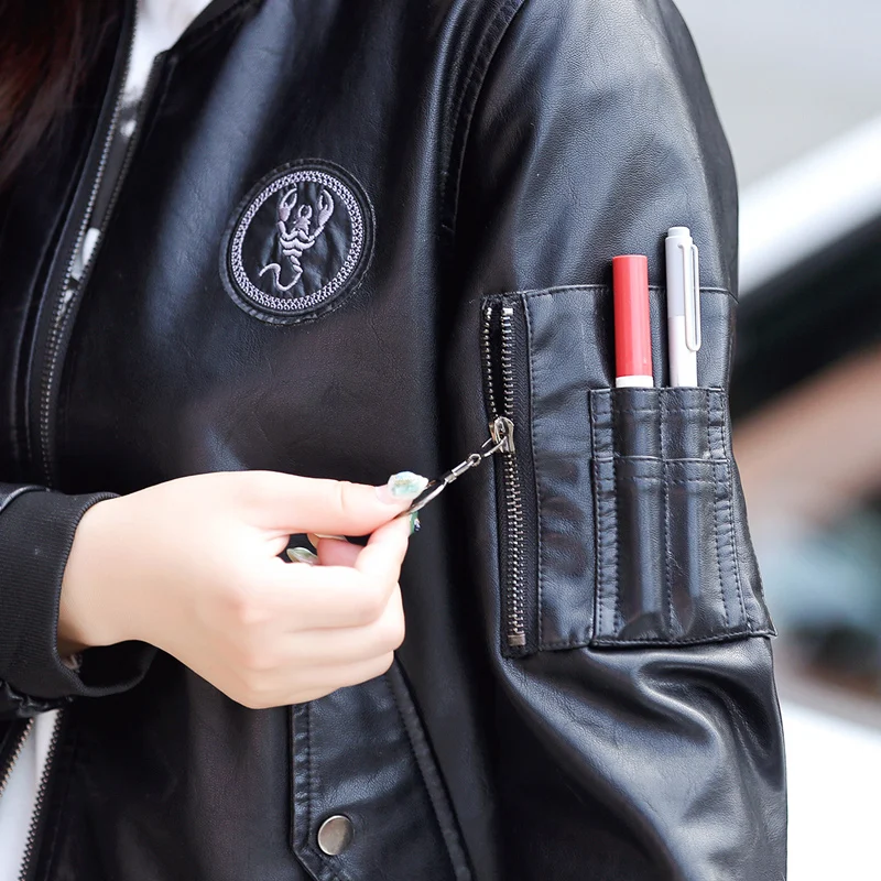 Women Genuine Sheepkin Leather Jacket Leather Jacket Women Real Leather Coat Plus Size Moto Jacket