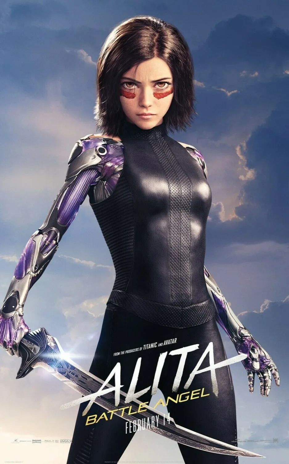 

movie-Alita: Battle Angel SILK POSTER Decorative Wall paint 24x36inch